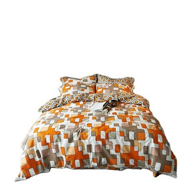 Modèle de couverture de couette 100% en bambou, de style moderne avec couvertures d'oreiller