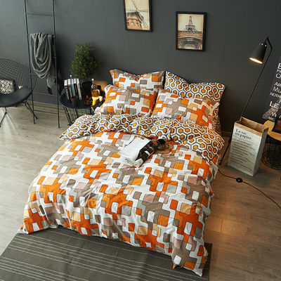 Modèle de couverture de couette 100% en bambou, de style moderne avec couvertures d'oreiller