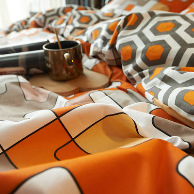 Modèle de couverture de couette 100% en bambou, de style moderne avec couvertures d'oreiller
