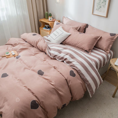 Ensemble de couverture de lit en bambou 100% avec couverture de couette en marbre