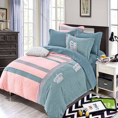 100% coton 4 pièces lit de couverture ensemble pour chambre à coucher dans l'hôtel de luxe toutes tailles