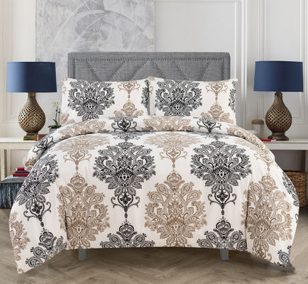 Super doux couvercle de couette en microfibre brossé 4 pièces 1,5-2 kg pour l'anniversaire de mariage