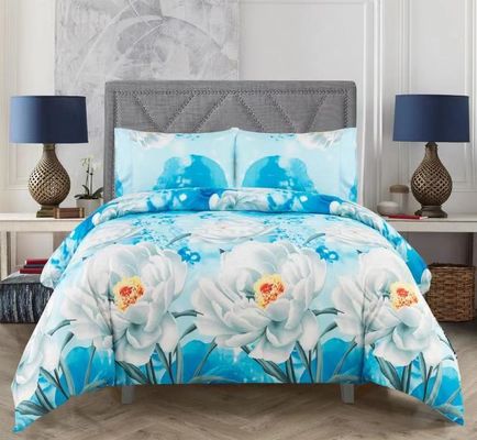 Super doux couvercle de couette en microfibre brossé 4 pièces 1,5-2 kg pour l'anniversaire de mariage