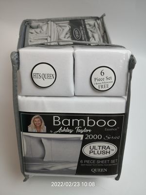Ensemble de literie en bambou hypoallergénique pour chambre à coucher de style européen et américain