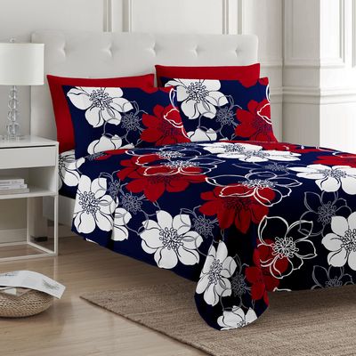 Des ensembles de draps de design de fleurs pour des lits de 1,5 m et 5 pieds Le complément parfait à votre maison