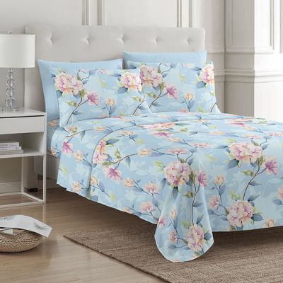 Des ensembles de draps de design de fleurs pour des lits de 1,5 m et 5 pieds Le complément parfait à votre maison