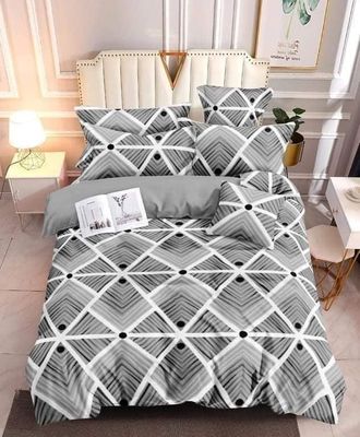 3d Manche de jeu imprimé maison lit drap Comfort Set Lit 3 pièces en type de motif solide