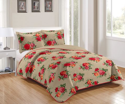80gm 100% polyester tissé en microfibre Lit de lit ensemble 6pcs avec un design personnalisé