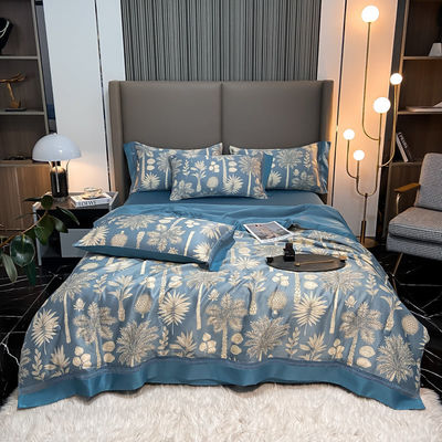 100%TENCEL 300TC 60S Densité du tissu Tencel Fleurs Couverture de couette