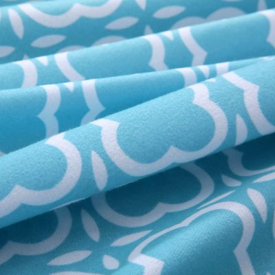 Ensemble personnalisé de draps en microfibre - Collection de lit imprimé en 4 pièces de luxe pour l'hôtel