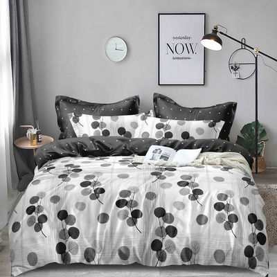 Couverture de couette de couette de broderie Ensembles de couchettes pour 100% coton draps de coton égyptien