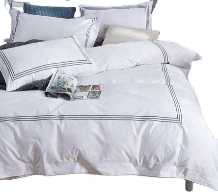 60 Comptez Les vêtements purs Les draps en coton pour dormir confortablement dans les hôtels