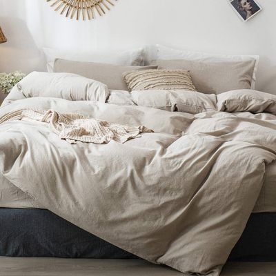 Conçu sur mesure 3 pièces Queen Comforter Set Chambre de lit de ferme ensemble avec design de lit à volants