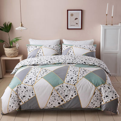 Couverture de couette imprimée en polyester four piece set personnalisé pour votre satisfaction et votre confort