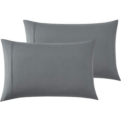 Lit de drap à motifs solides en microfibre brossée et en bambou