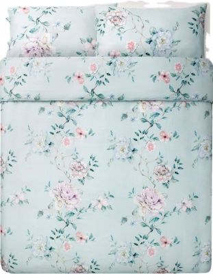 Fin Coton Imprimé Tissus maison 4 pièces Lit Lit Couverture Couette Conception personnalisable