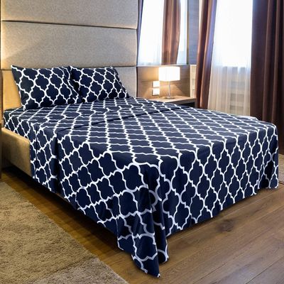 128x70 300tc Ensemble de coton pur 240*220/50*60*2 pour les draps de chambre des ménages