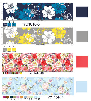 200TC 10 différents modèles 100% polyester imprimé en microfibre en tissu Lit de lit ensemble 6pcs