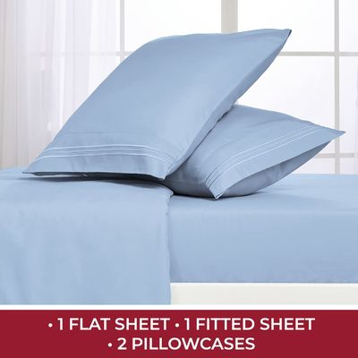 Modèle solide Luxe 1800 draps couchage couches d'oreillers draps de lit refroidisseurs extrêmement doux